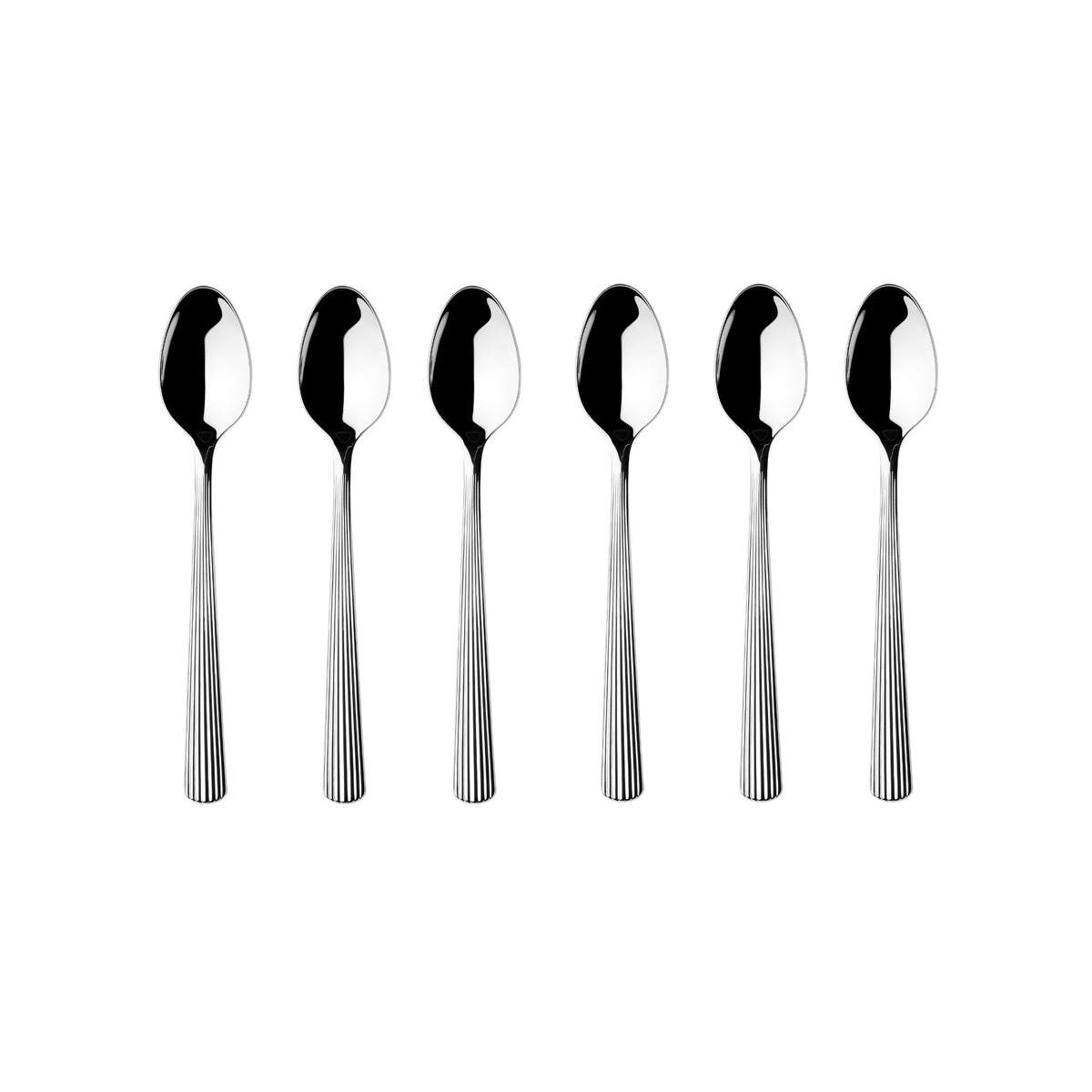 LOT DE 6 CUILLÈRES À CAFÉ "CLEO"