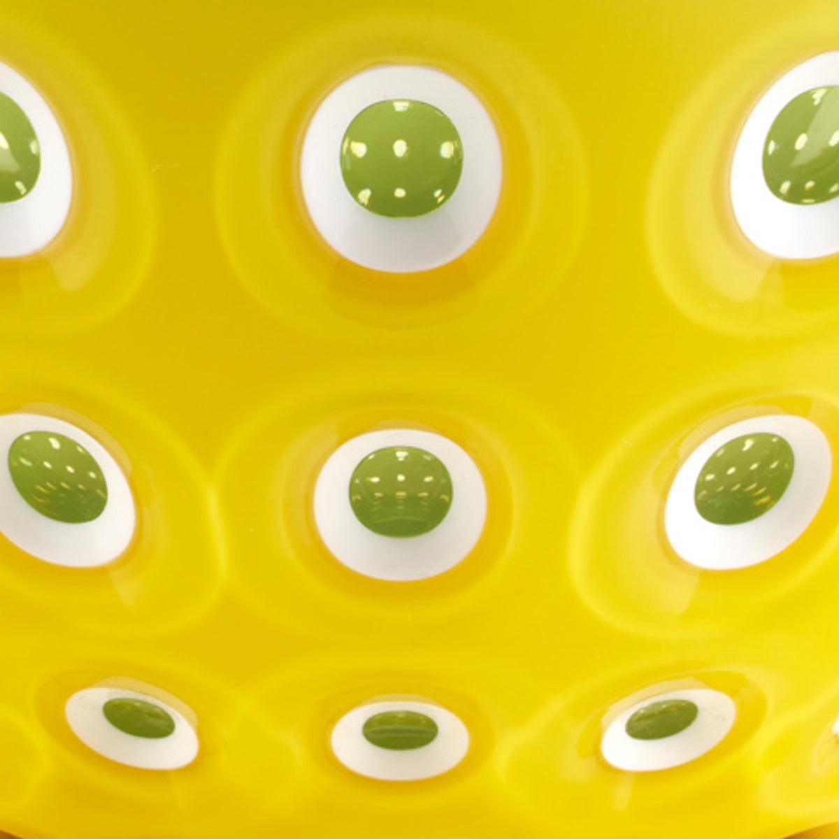 BOWL "LE MURRINE" Saffron yellow/White/Water lily green